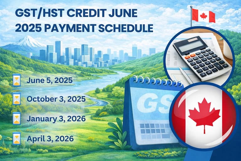 Canada GST/HST Credit Payment Dates 2026