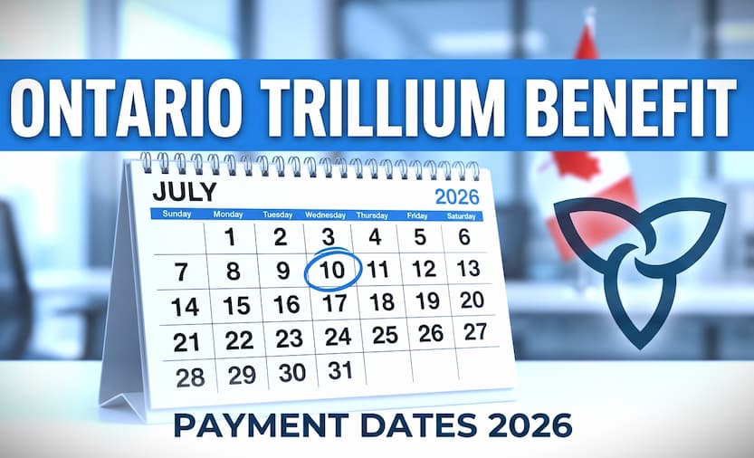 Ontario Trillium Benefit Payment Dates 2026