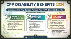 CPP Disability Benefits 2026