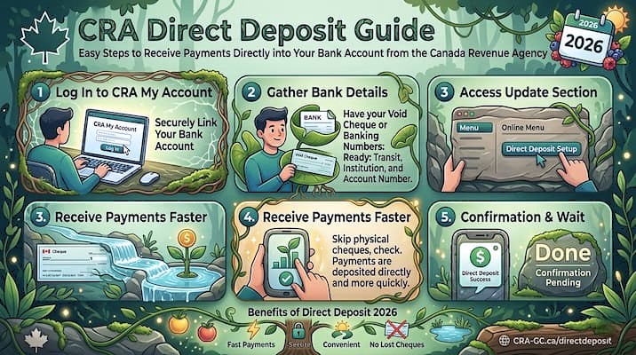 CRA Direct Deposit Setup Guide 2026