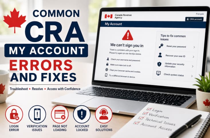 Common CRA My Account Errors and Fixes