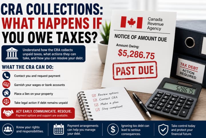 CRA Collections: What Happens If You Owe Taxes?