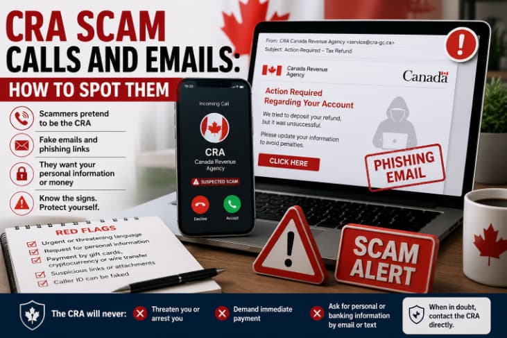 CRA Scam Calls and Emails: How to Spot Them
