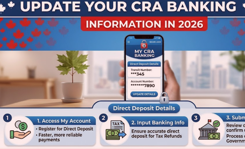 How to Change Banking Information With CRA in 2026