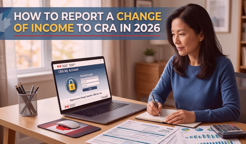 How to Report a Change of Income to CRA