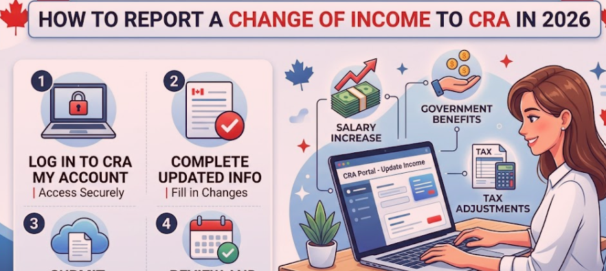 How to Report a Change of Income to CRA