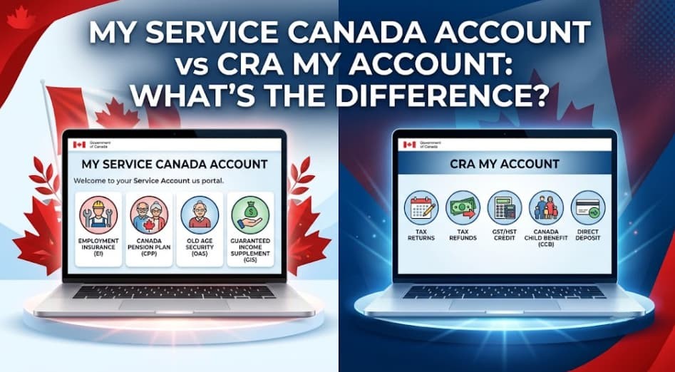 My Service Canada Account vs CRA My Account