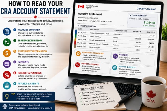 How to Read Your CRA Account Statement
