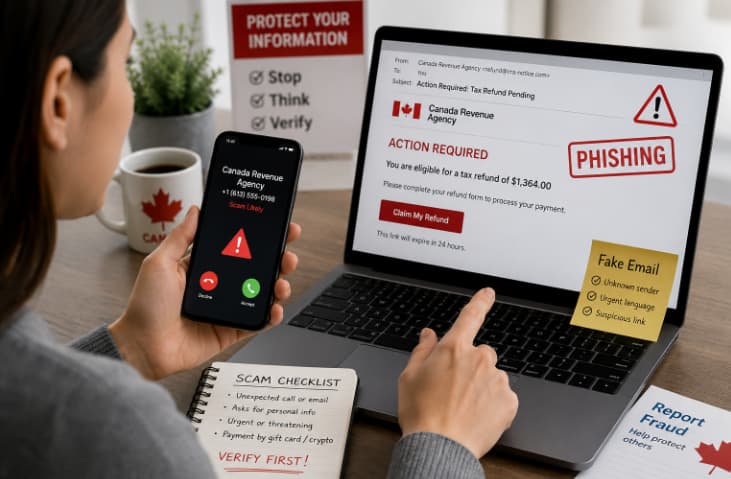 CRA Scam Calls and Emails: How to Spot Them