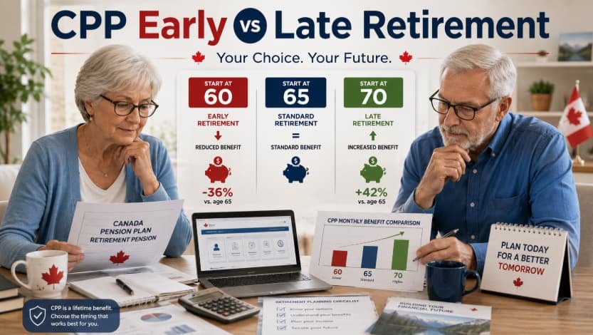 CPP Early vs Late Retirement