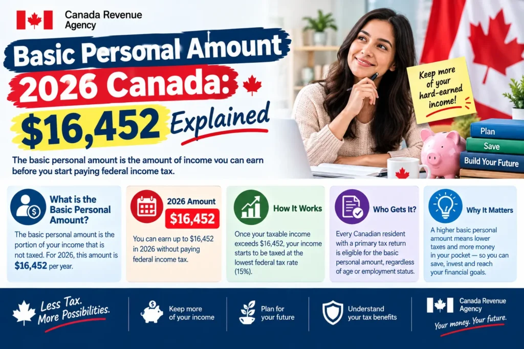 Basic Personal Amount 2026 Canada $16,452 Explained