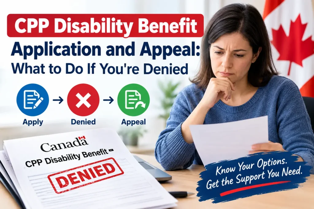 CPP Disability Benefit: How to Apply and Win Your Appeal