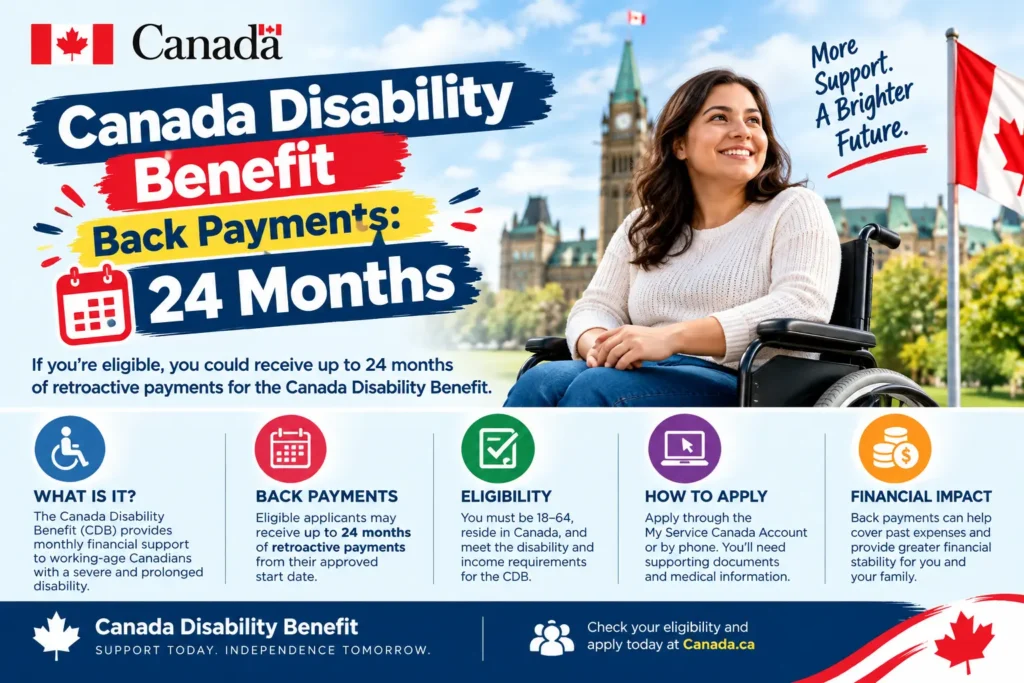 Canada Disability Benefit Back Payments 24 Months