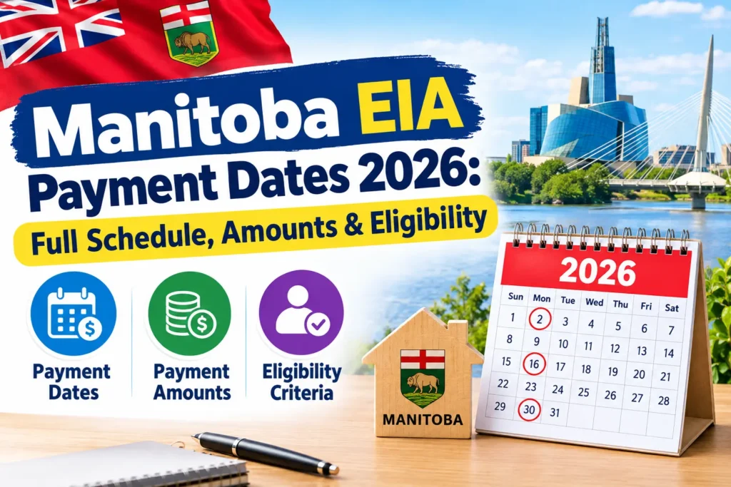 Manitoba EIA Payment Dates 2026
