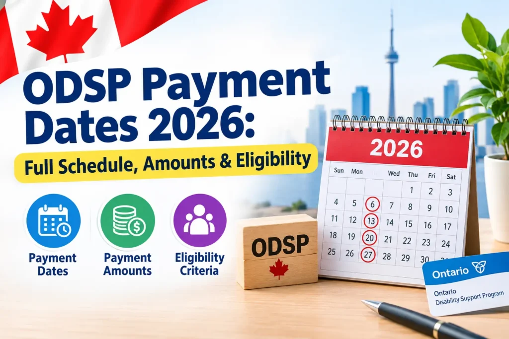 ODSP Payment Dates 2026