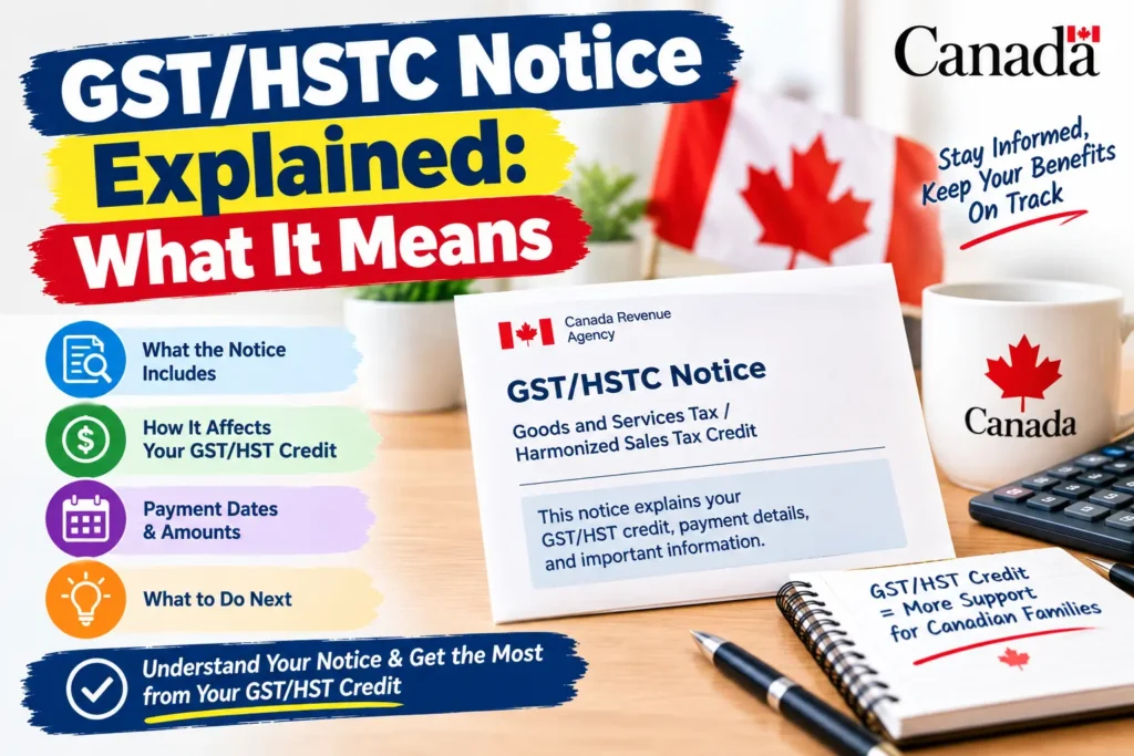 GSTHSTC Notice Explained What It Means