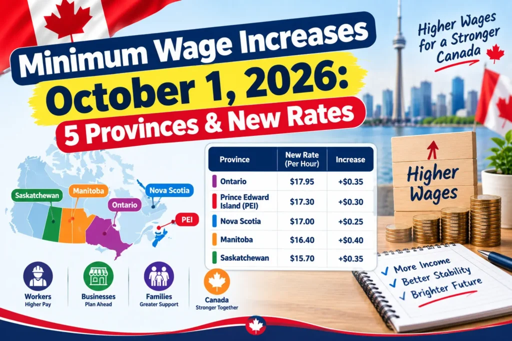 Minimum Wage Increases October 1, 2026