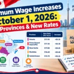 Minimum Wage Increases October 1, 2026