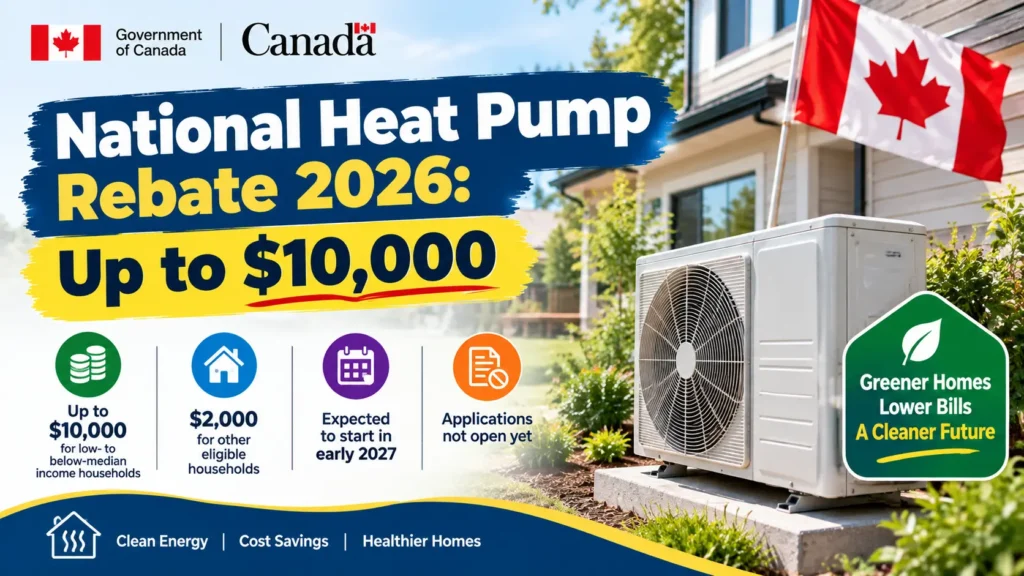 National Heat Pump Rebate 2026 Up to $10,000