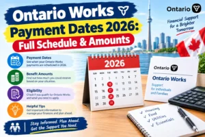 Ontario Works Payment Dates 2026